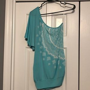 Maurices one shoulder dress shirt